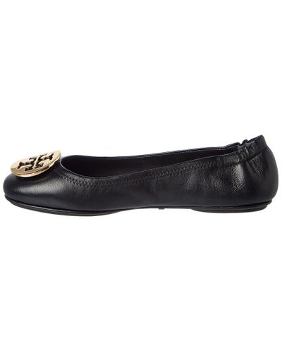 tory burch black minnie flats