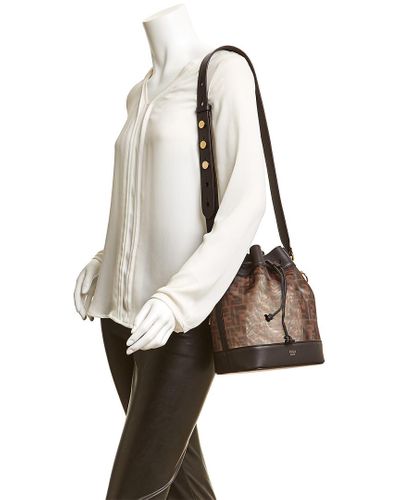 fendi mon tresor mesh bucket bolsa