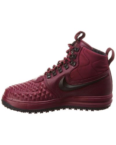 Nike Lunar Force 1 '17 Watershield Leather Sneaker in Purple for Men | Lyst