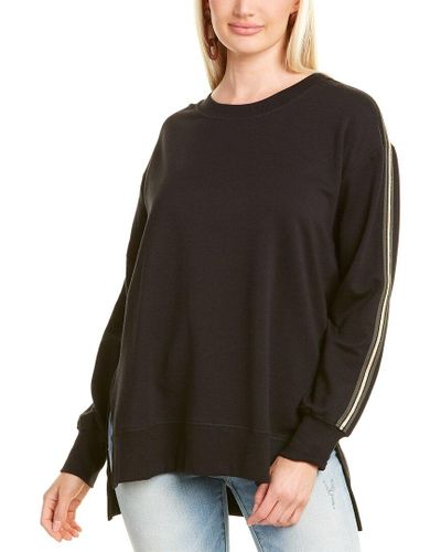 black sweatshirt tunic