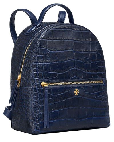 tory burch croc backpack