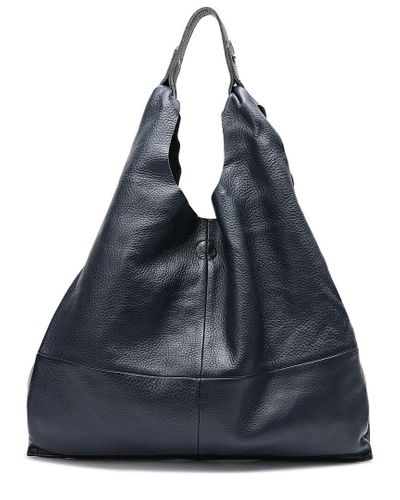 Tiffany & Fred Leather Shoulder Bag in Navy (Blue) - Lyst