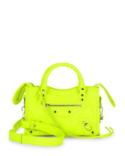 balenciaga neon bag