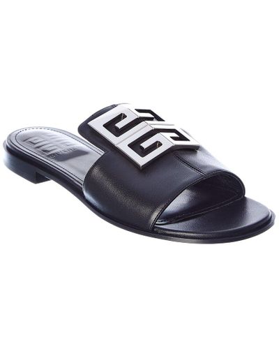 givenchy 4g flat leather sandals