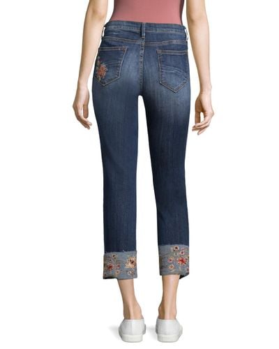 Driftwood Jeans Denim Colette Cropped Jeans in Blue - Lyst