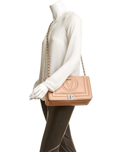 valentino by mario valentino alice sauvage leather shoulder bag