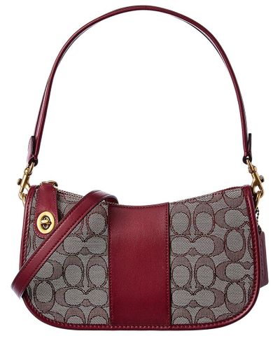 coach swinger bag jacquard