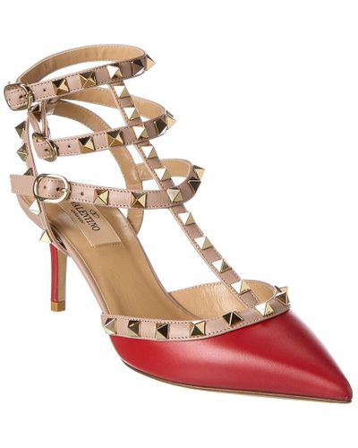 valentino rockstud caged pump