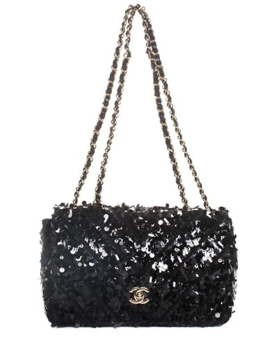 chanel sequin backpack