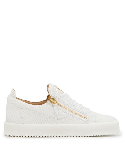 zanotti basse blanche