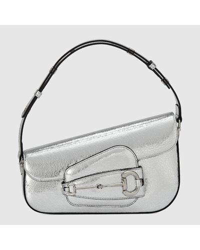 Gucci Horsebit 1955 Small Shoulder Bag - Metallic