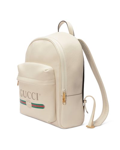 gucci backpack white