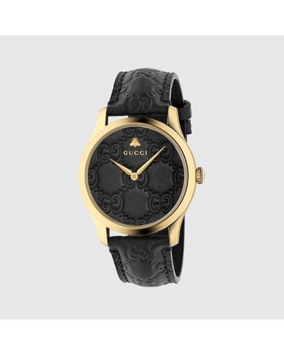 Gucci G-Timeless Uhr, 38 mm - Schwarz