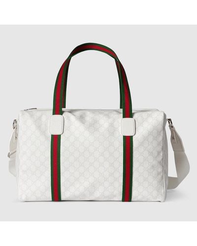 Gucci Große GG Reisetasche - Weiß