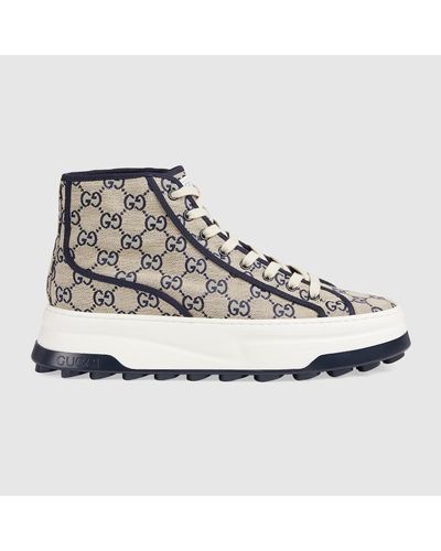 Gucci GG High Top Sneaker - Blue