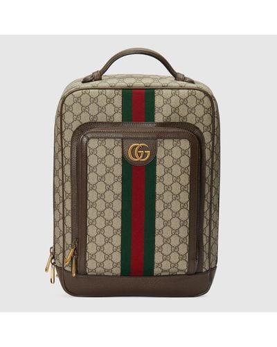 Gucci Ophidia GG Medium Backpack - Green