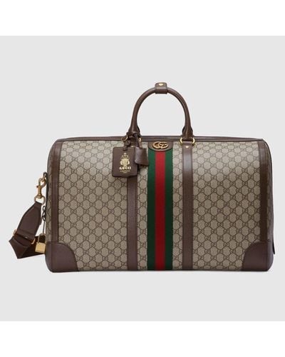 Gucci Savoy Large Duffle Bag - Brown