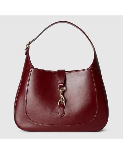 Gucci Jackie Medium Shoulder Bag - Red