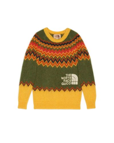 Gucci The North Face X Jumper - Yellow