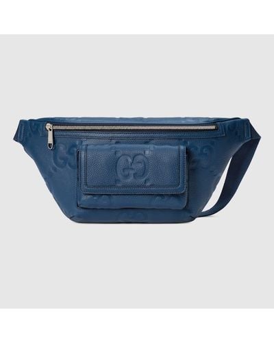 Gucci Jumbo GG Belt Bag - Blue