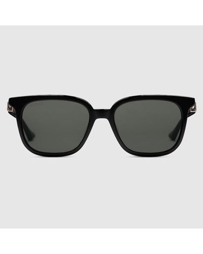 Gucci Gafas de Sol con Montura Cuadrada - Negro