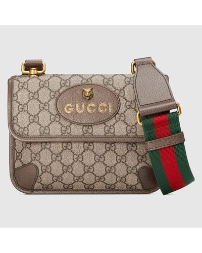 Gucci Borsa A Tracolla In Tessuto GG Supreme Misura Piccola - Neutro