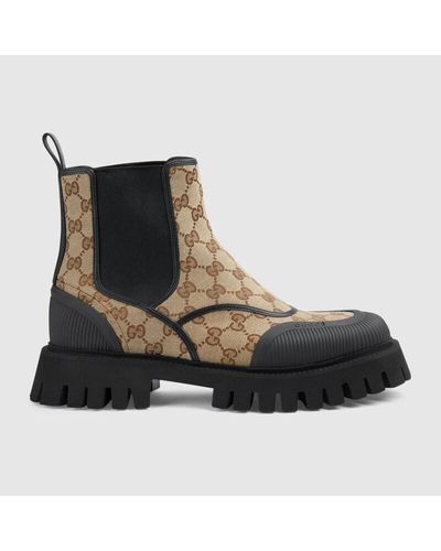 Gucci Bottines GG Pour - Noir