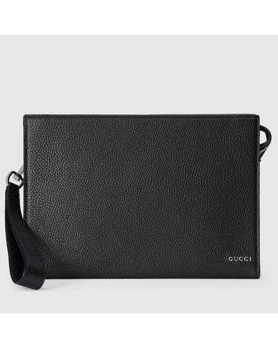 Gucci Pouch With Logo - Black