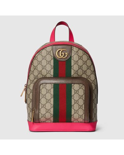 Gucci Ophidia GG Small Backpack - Natural
