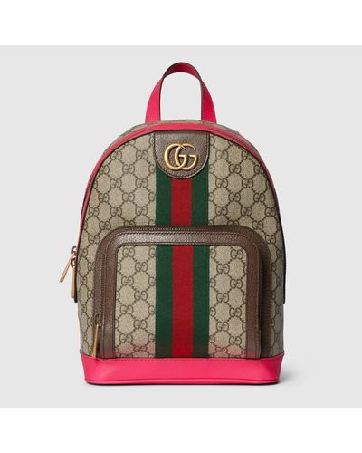 Gucci Kleiner Ophidia GG Rucksack - Natur