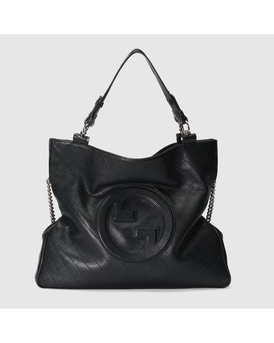 Gucci Kleiner Blondie Shopper - Schwarz