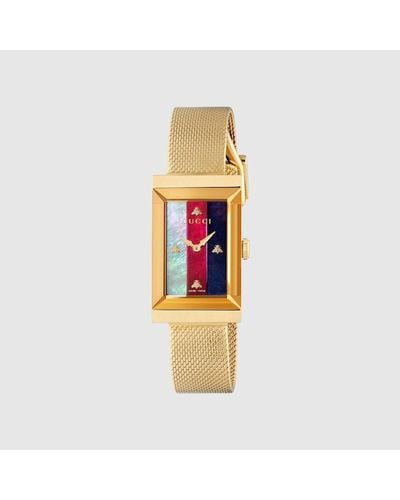Gucci G Frame Uhr 21x34 mm - Mettallic
