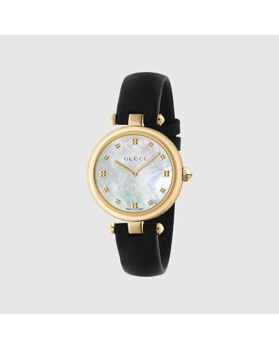Gucci Diamantissima Uhr, 32mm - Schwarz