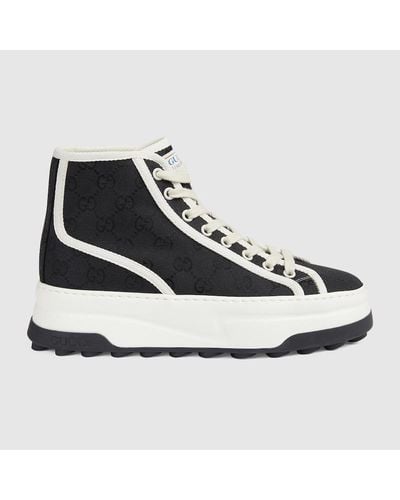 Gucci GG High Top Trainer - Black