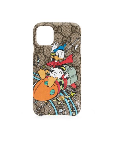 Gucci Canvas Disney X Donald Duck Iphone 11 Case in Beige (Natural) for Men  | Lyst