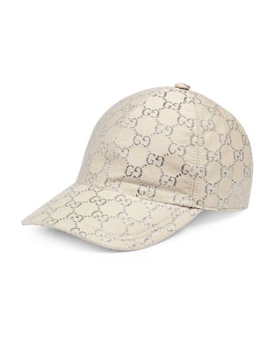 Gucci GG Lamé Baseball Hat - Natural