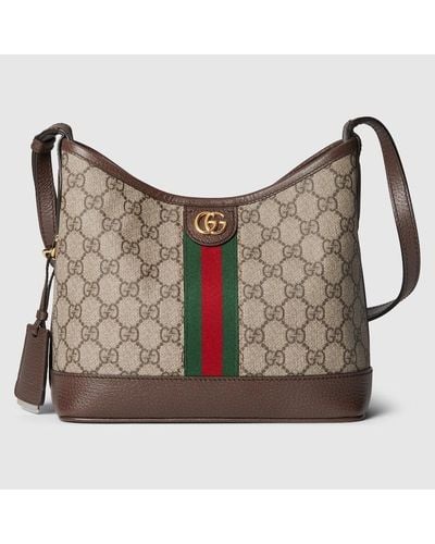 Gucci Ophidia GG Small Shoulder Bag - Grey