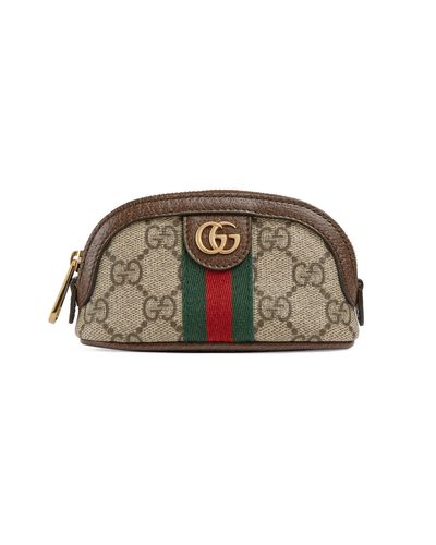 Gucci Ophidia gg Key Pouch - Natural