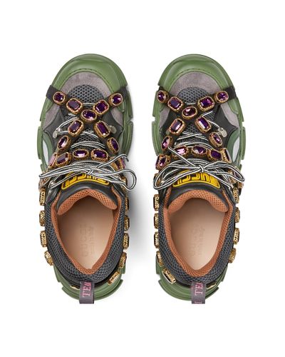 sneaker flashtrek con cristalli staccabili