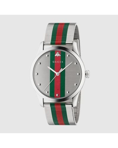 Gucci Stainless Steel G-timeless Watch 42mm - Metallic