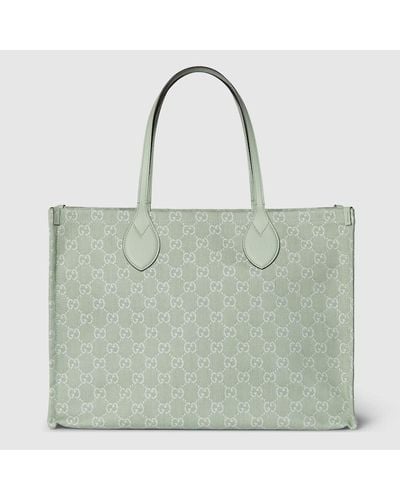 Gucci Cabas Ophidia GG Grande Taille - Vert