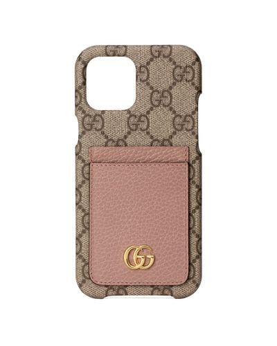Gucci GG Marmont iPhone 12 Pro Max Hülle - Natur