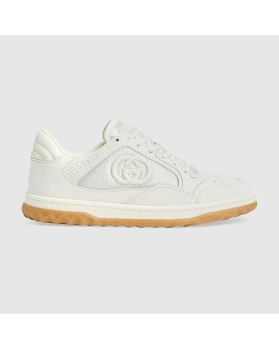 Gucci Mac80 Leather Low-top Sneakers - White
