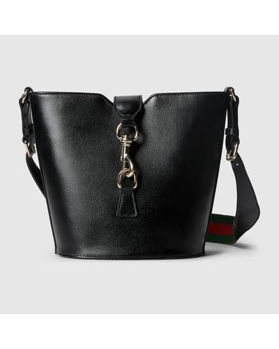 Gucci Mini-Schultertasche Im Bucket-Bag-Stil - Schwarz