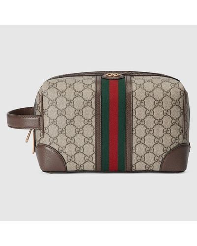 Gucci Savoy Toiletry Case - Metallic