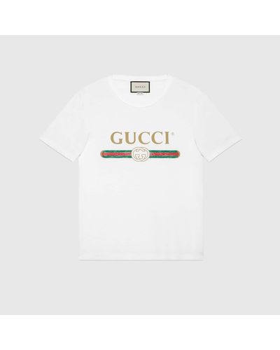 T-shirts à manches courtes Gucci homme | Lyst