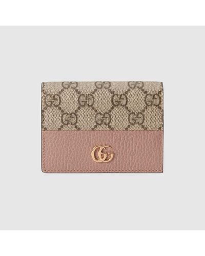 Gucci Portacarte GG Marmont - Rosa