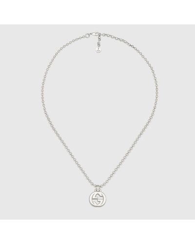 Gucci GG Halskette aus Silber - Mettallic
