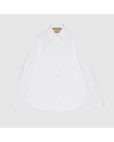 Gucci Oxford Cotton Shirt - White