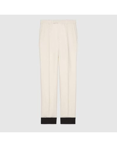 Gucci Wool Mohair Pant - White